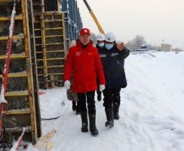 «Завершили самые сложные работы»: Андрей Назаров посетил строительную площадку Центра управления республикой